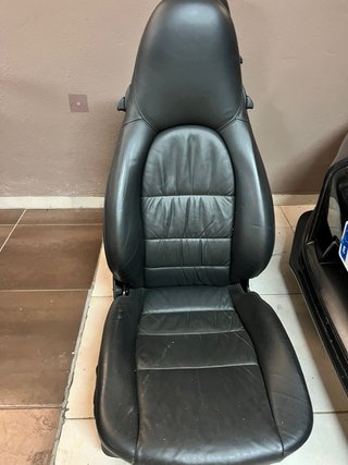 Asientos Porsche Cuero Negro