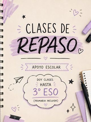 Clases de repaso hasta 3 ESO