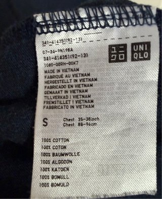 Camiseta Uniqlo algodón grueso Talla S