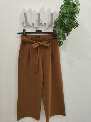 Pantaloni donna marroni autunnali