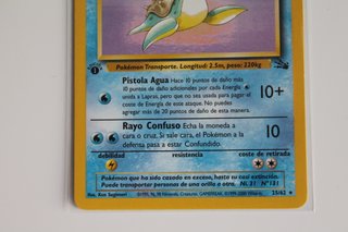 Lapras 1ra Edición Fósil No Holo