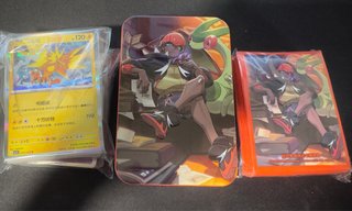 Pokémon Caja metálica Raihan+bulk+1ex