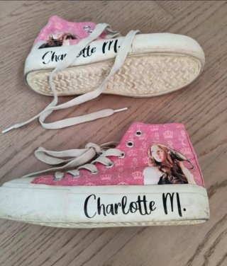 Scarpe tela bambina Charlotte M. n.32