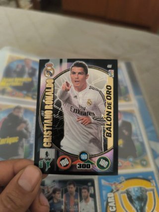 Cromo Cristiano Ronaldo Balón de Oro 2014-15