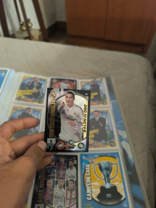 Cromo Cristiano Ronaldo Balón de Oro 2014-15