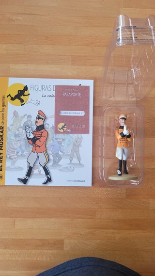 Figura Tintín Rey Muscar XII