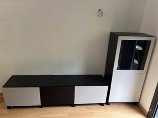 Mobile TV Besta Ikea Nero e Bianco
