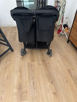 Silla de paseo doble Baby Jogger negra