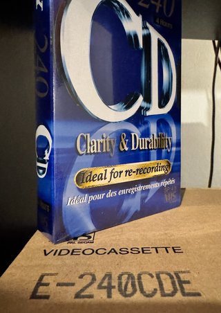 Lote 10 Cintas VHS Sony E-240CDE 4h Precintadas