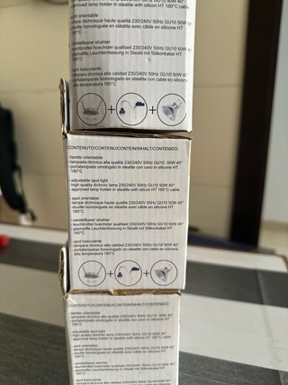 Lámparas LED Relco Direction 230V (4 uds)