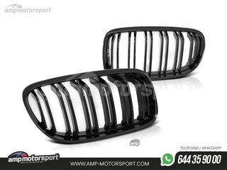 PARRILLA DELANTERA DE DOBLE LAMA PARA BMW SERIE 3 E90/E91 2008-2012