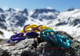 Pulsera ocho de barranquismo escalada