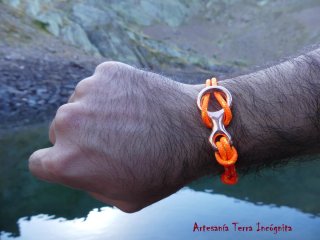 Pulsera ocho de barranquismo escalada