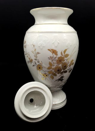 Tibor antiguo Sambo 37 cm. con precioso diseño