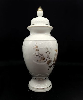 Tibor antiguo Sambo 37 cm. con precioso diseño