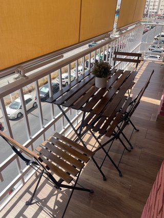 Mesa y Sillas Terraza Plegables (Huelva)