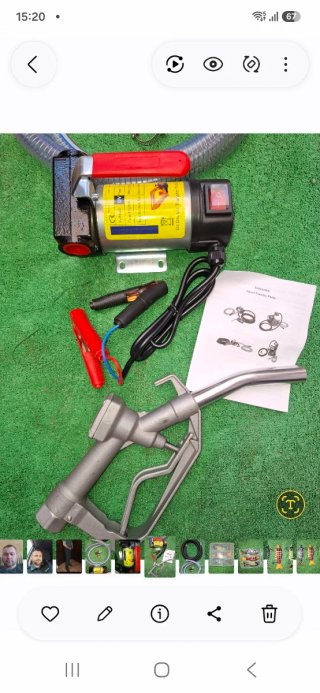 Bomba 12V Gasoil/Aceite/Gasolina