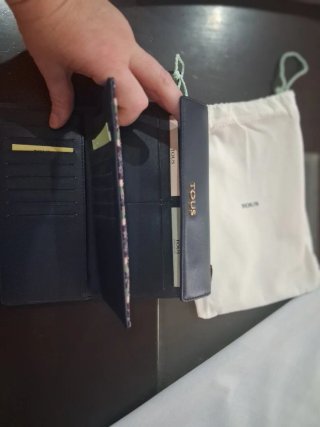 Monedero Billetero Tous Multicolor y Azul