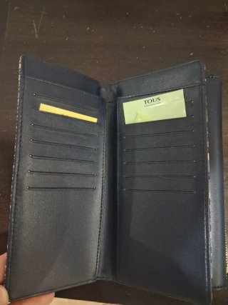 Monedero Billetero Tous Multicolor y Azul