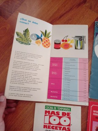 Lote Libros recetas vintage