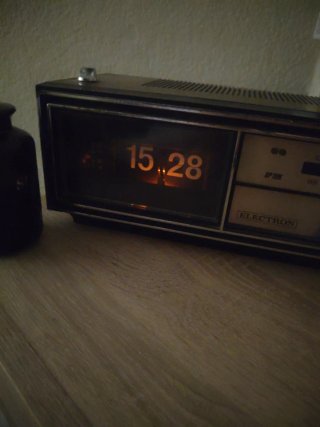 Radio Despertador Electron Negro