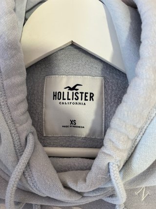 Sudadera Hollister California Azul Cielo Talla XS