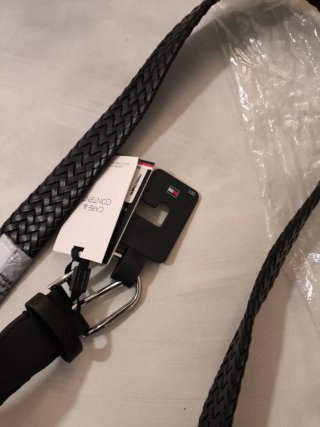 Cintura intrecciata Tommy Hilfiger uomo