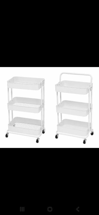 2 Carros Auxiliares Blancos