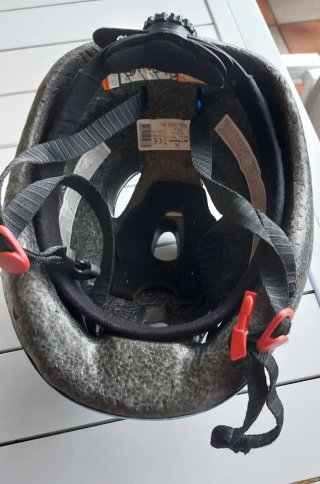 Caschetto bici bambino blu