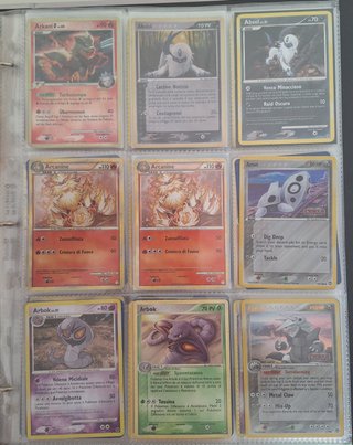 Carte Pokémon Arcanine, Absol, Aron, Arbok
