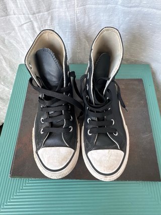 Converse All Star Pelle Nere Tg 35