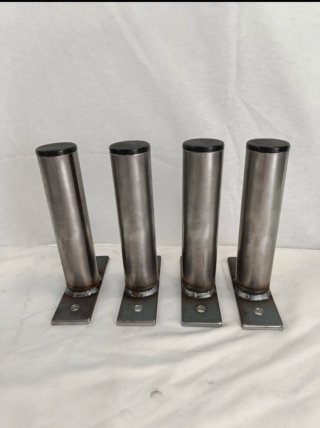 4 Soportes para discos Olimpicos Bumper