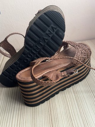 Sandalias Pons Quintana Marrones Talla 36