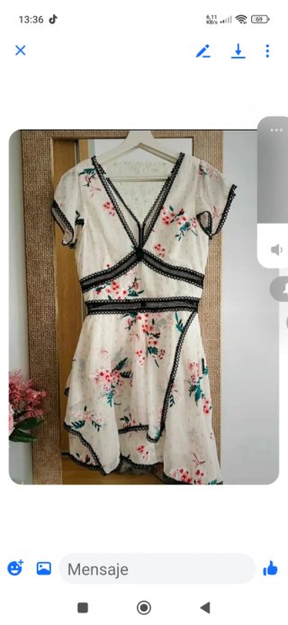Vestido Holy Preppy floral