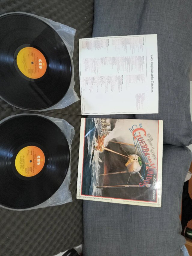 Vinilo La Guerra de los Mundos Musical