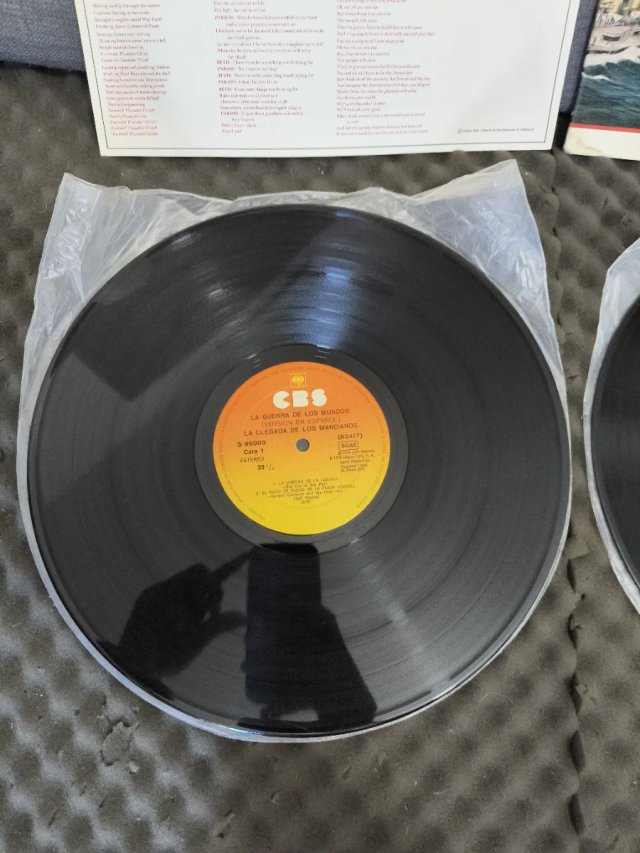 Vinilo La Guerra de los Mundos Musical
