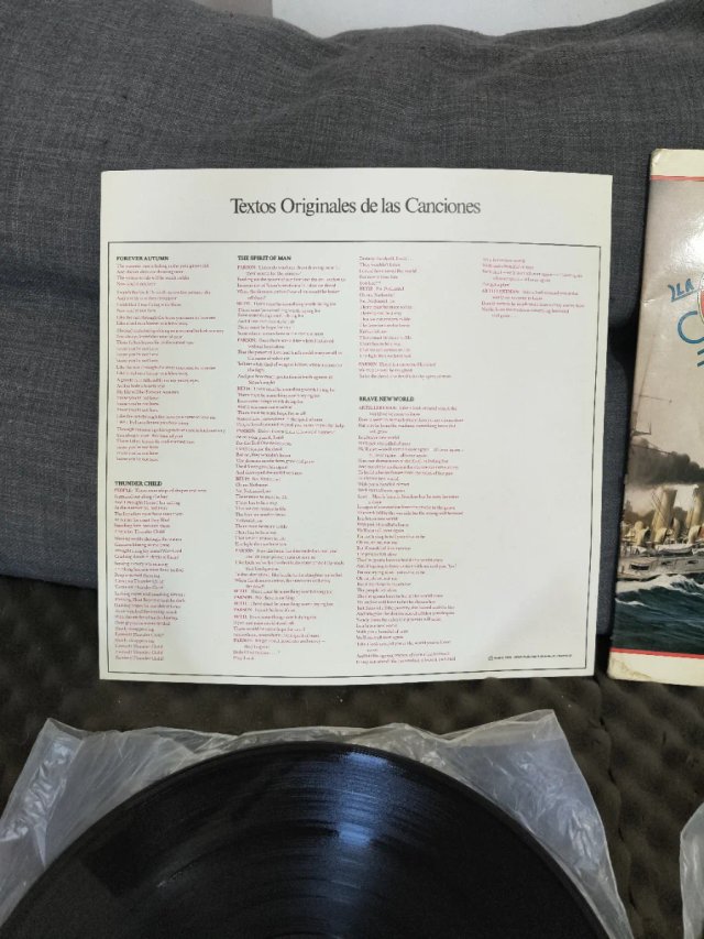 Vinilo La Guerra de los Mundos Musical