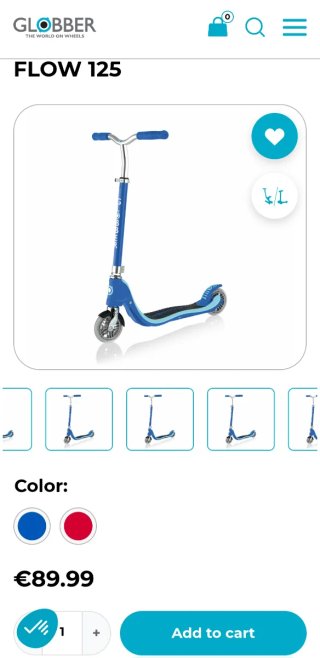 Patinete Niño Globber Azul