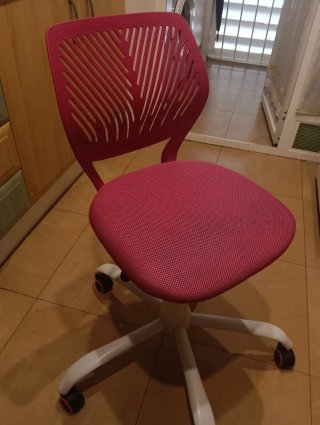 Silla de escritorio infantil rosa