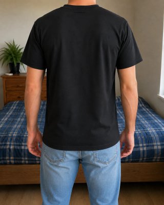 Camiseta Alpinestars negra Racing moto vintage