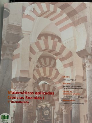 Libro de matemáticas aplicadas Ciencias Sociales