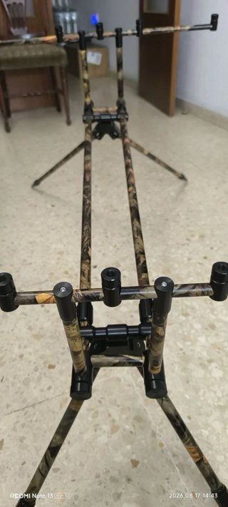 Trípode pesca camuflaje