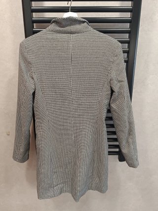 Blazer Stradivarius Gris Larga Vestido T M