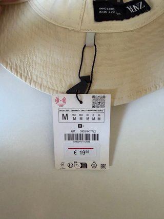 Sombrero bucket Zara beige