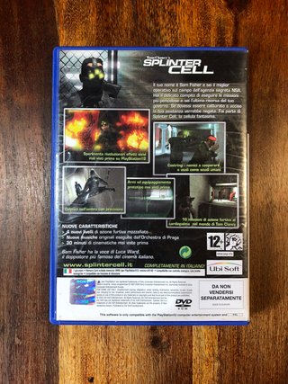 tom clancy's Splinter Cell ps2