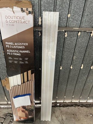Panel Acústico PVC Bicolor