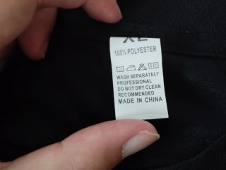 Camiseta Kelme de imitación Negra Talla L