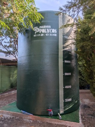 Depósito agua 16.000L Poliéster