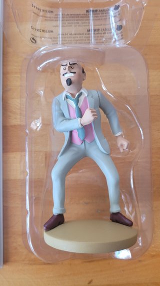 Figura Tintin Dr. Muller Colección Oficial