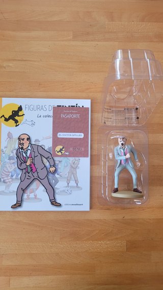 Figura Tintin Dr. Muller Colección Oficial